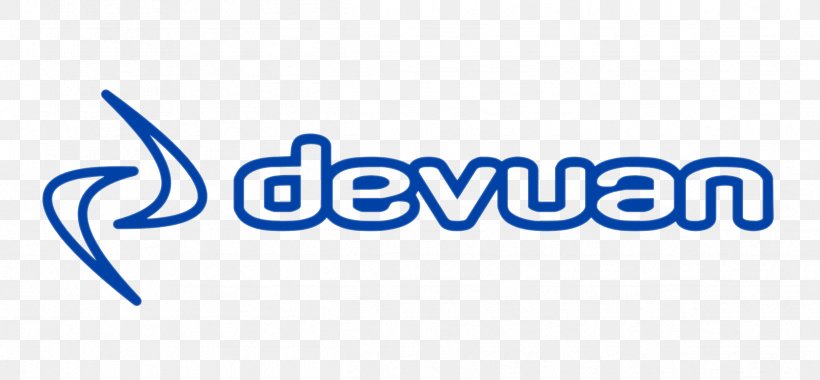 Logo Brand Devuan, PNG, 2429x1127px, Logo, Area, Blue, Brand, Systemd Download Free