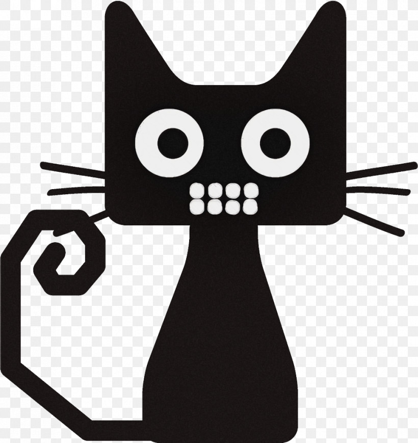 Black Cat Halloween Cat, PNG, 968x1026px, Black Cat, Cartoon, Cat, Halloween, Owl Download Free