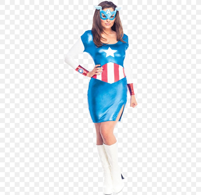 Captain America American Dream Costume Superhero Woman, PNG, 500x793px, Captain America, American Dream, Captain America The Winter Soldier, Clothing, Comic Book Download Free