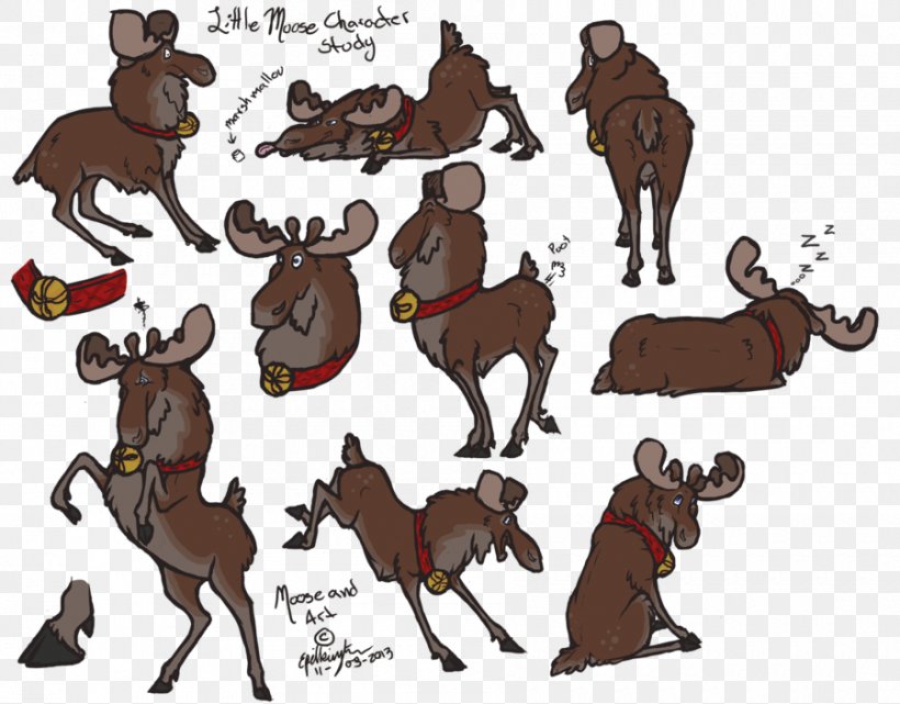 Moose Mule Deer Mustang Drawing, PNG, 900x704px, Moose, Animal, Animal Figure, Carnivoran, Cartoon Download Free