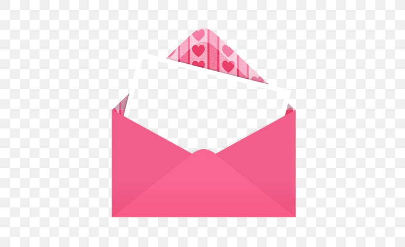Paper Envelope Valentines Day Postcard, PNG, 500x500px, Paper, Envelope, Label, Letter, Magenta Download Free
