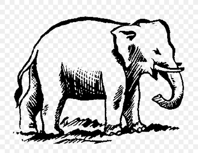 Indian Elephant African Elephant Symbol Coloring Book, PNG, 756x636px, Elephant, African Elephant, Asian Elephant, Black And White, Carnivoran Download Free