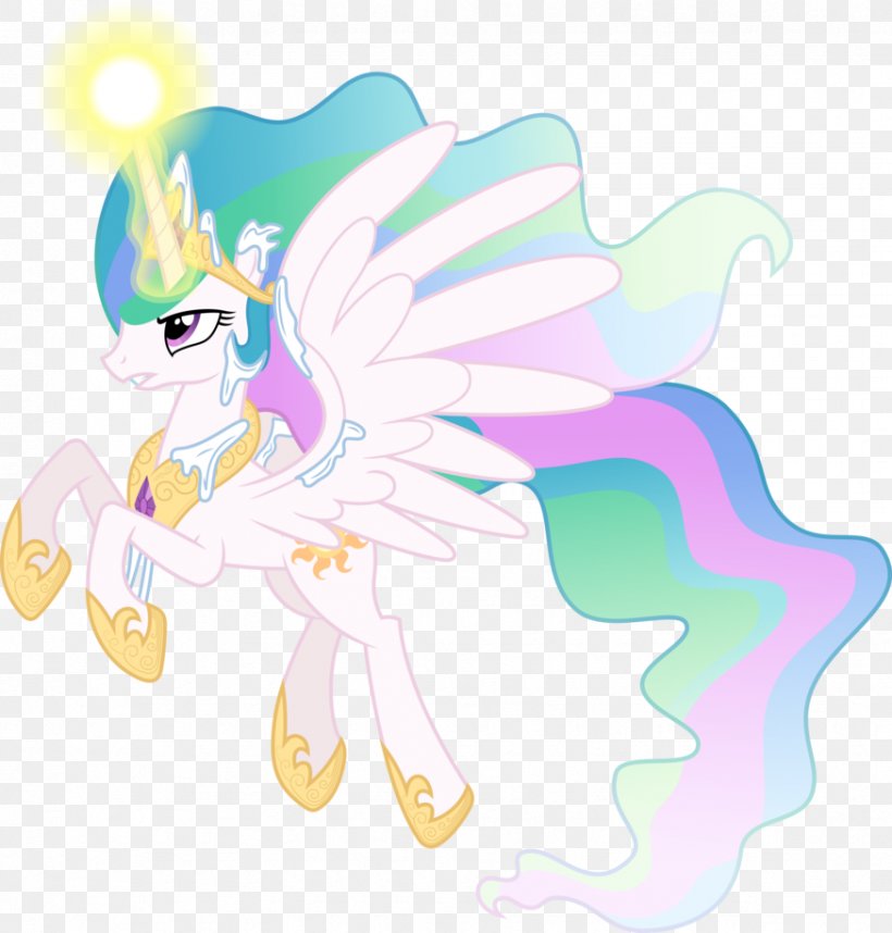 Princess Celestia Princess Luna My Little Pony: Friendship Is Magic Fandom, PNG, 874x915px, Watercolor, Cartoon, Flower, Frame, Heart Download Free