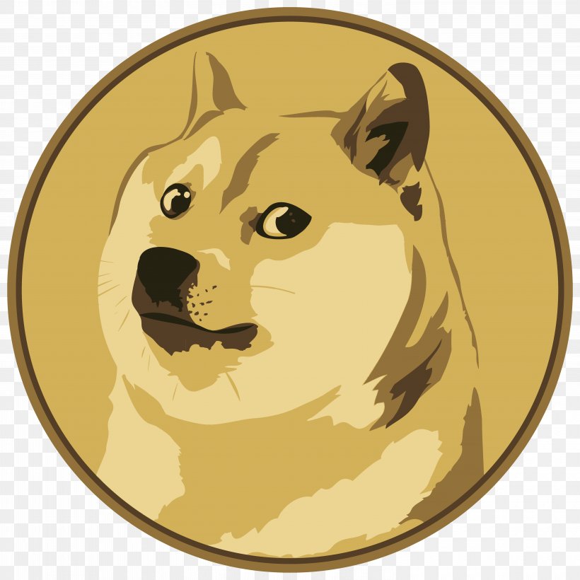 Dogecoin Cryptocurrency Digital Currency, PNG, 6000x6000px, Dogecoin, Bank, Banknote, Big Cats, Bitcoin Download Free