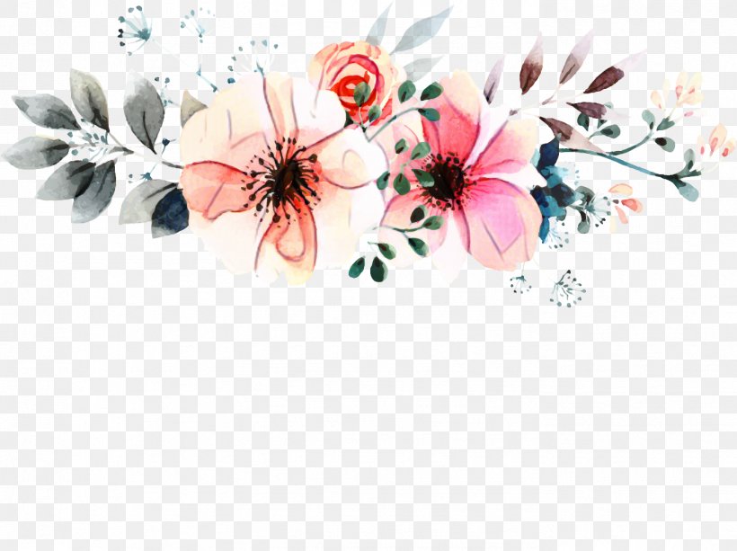Flower Art Watercolor, PNG, 1391x1040px, Flower, Blossom, Cut Flowers, Floral Design, Flower Bouquet Download Free
