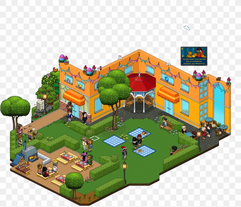 Habbo Picnic Playground Room Hotel Restaurant Loetje Overveen, PNG, 1554x1331px, Habbo, Amusement Park, Area, Game, Games Download Free