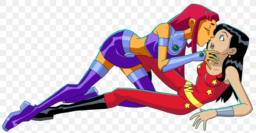Starfire Raven Cyborg Robin Teen Titans, PNG, 1024x535px, Starfire, Art, Blackfire, Cartoon, Character Download Free