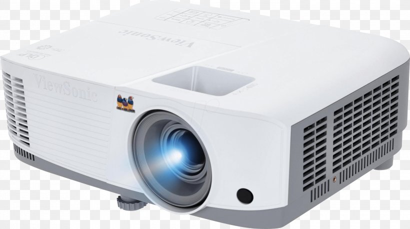 ViewSonic PA503W Multimedia Projectors Super Video Graphics Array Digital Light Processing, PNG, 3000x1677px, Viewsonic, Computer Monitors, Digital Light Processing, Display Resolution, Electronic Device Download Free