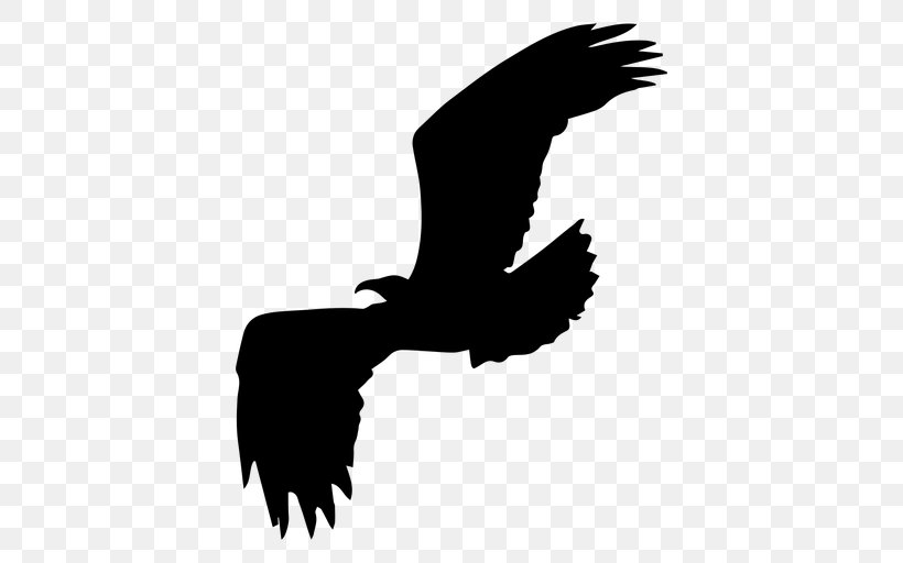 Bald Eagle Silhouette Bird Clip Art, PNG, 512x512px, Bald Eagle, Accipitriformes, Arm, Beak, Bird Download Free