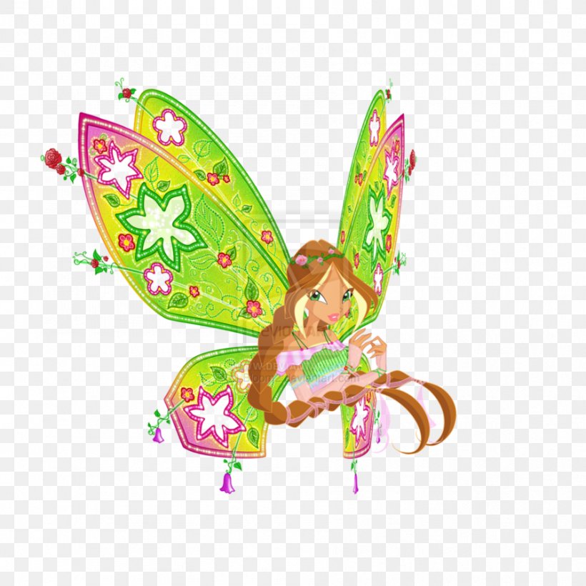 Flora Fairy Nature Winx Club, PNG, 894x894px, Flora, Art, Butterfly, Character, Fairy Download Free