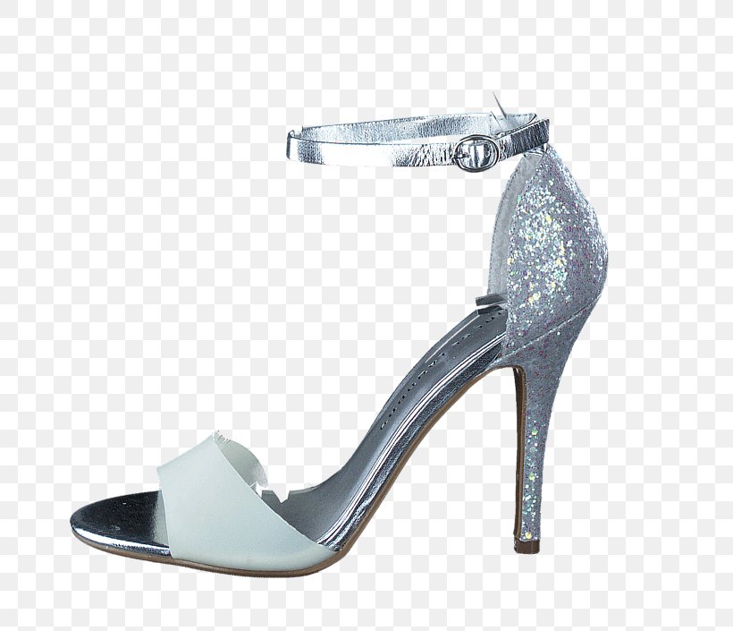 Sandal Shoe Stiletto Heel Blue White, PNG, 705x705px, Sandal, Basic Pump, Black, Blue, Bridal Shoe Download Free