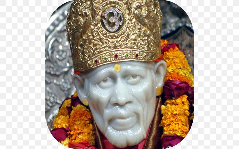 Sai Baba Of Shirdi Shirdi Sai Baba Samadhi Temple, PNG, 512x512px, Sai Baba Of Shirdi, Aarti, Fakir, Hindu Temple, Mantra Download Free