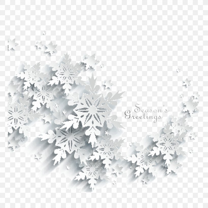 Snowflake White Papercutting, PNG, 1500x1500px, Snowflake, Black And White, Chemical Element, Flower, Monochrome Download Free