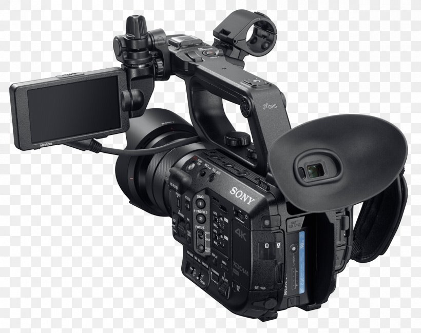 Sony α Sony XDCAM PXW-FS5 Super 35 Camera Sony E-mount, PNG, 1200x950px, 4k Resolution, Super 35, Camera, Camera Accessory, Camera Lens Download Free