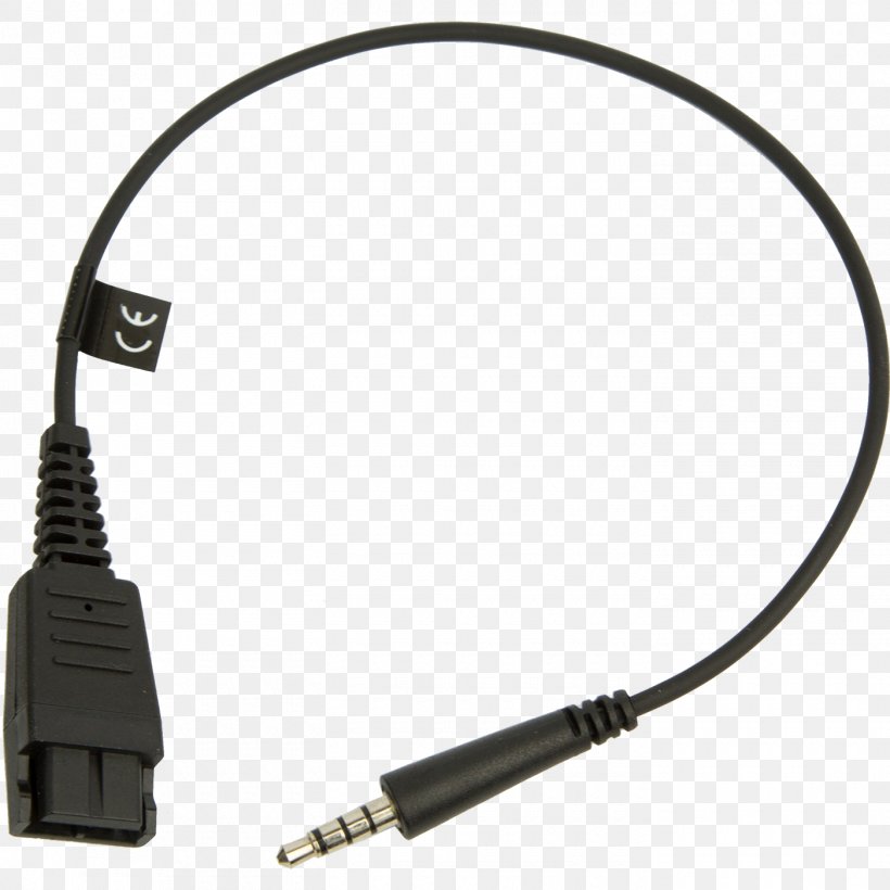 8735-019 Jabra QD-Cable Headset Headphones Electrical Cable, PNG, 1400x1400px, Jabra, Cable, Communication Accessory, Data Transfer Cable, Electrical Cable Download Free
