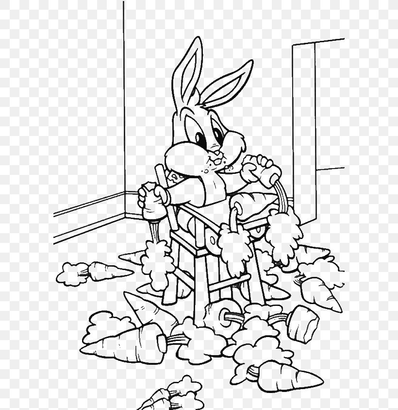 Bugs Bunny Looney Tunes Coloring Book Marvin The Martian Daffy Duck, PNG, 600x844px, Bugs Bunny, Animated Cartoon, Art, Ausmalbild, Baby Looney Tunes Download Free