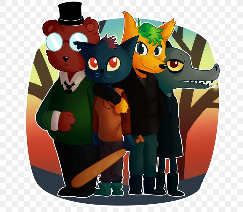 Night In The Woods YouTube Fan Art Character, PNG, 3145x2750px, Night In The Woods, Art, Cartoon, Character, Deviantart Download Free