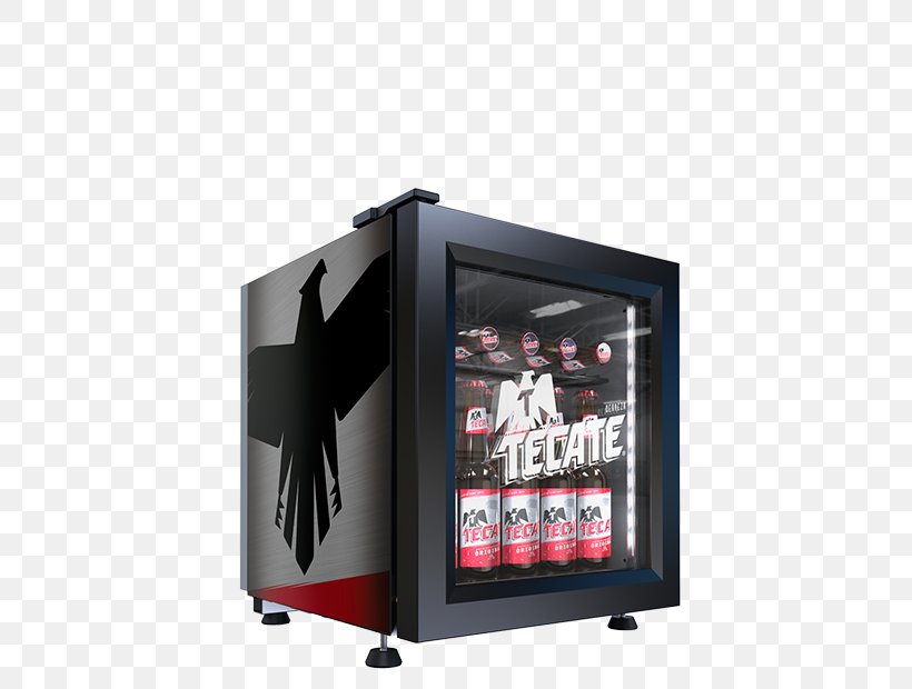 Tecate Beer Minibar Refrigerator Home Appliance, PNG, 487x620px, Tecate, Beer, Brewery, Cooler, Display Advertising Download Free