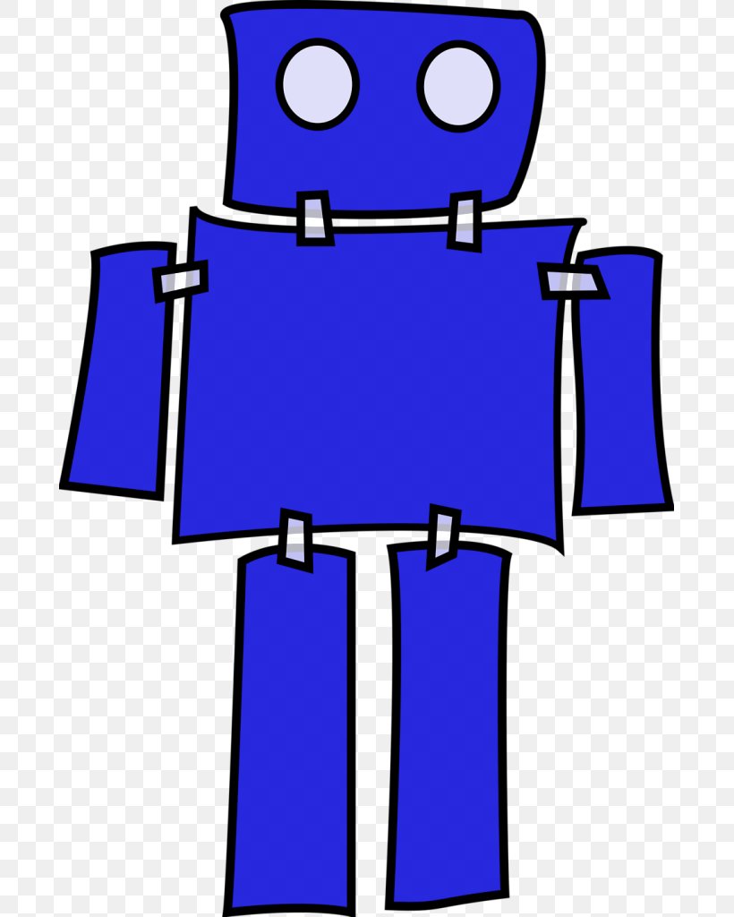 Clip Art Robot Openclipart, PNG, 687x1024px, Robot, Android, Area, Artwork, Blue Download Free