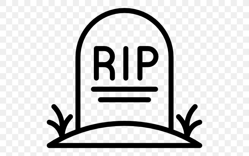 Headstone Death Cemetery Clip Art, PNG, 512x512px, Headstone, Area, Black And White, Brand, Cemetery Download Free