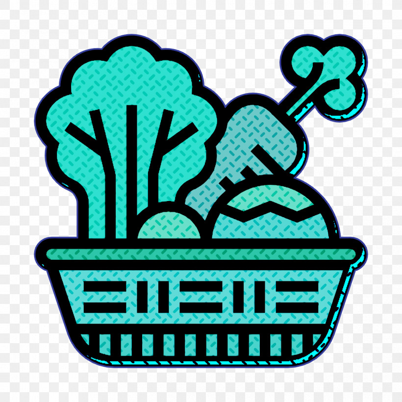 Picnic Elements Icon Vegetables Icon Salad Icon, PNG, 1244x1244px, Picnic Elements Icon, Salad Icon, Turquoise, Vegetables Icon Download Free