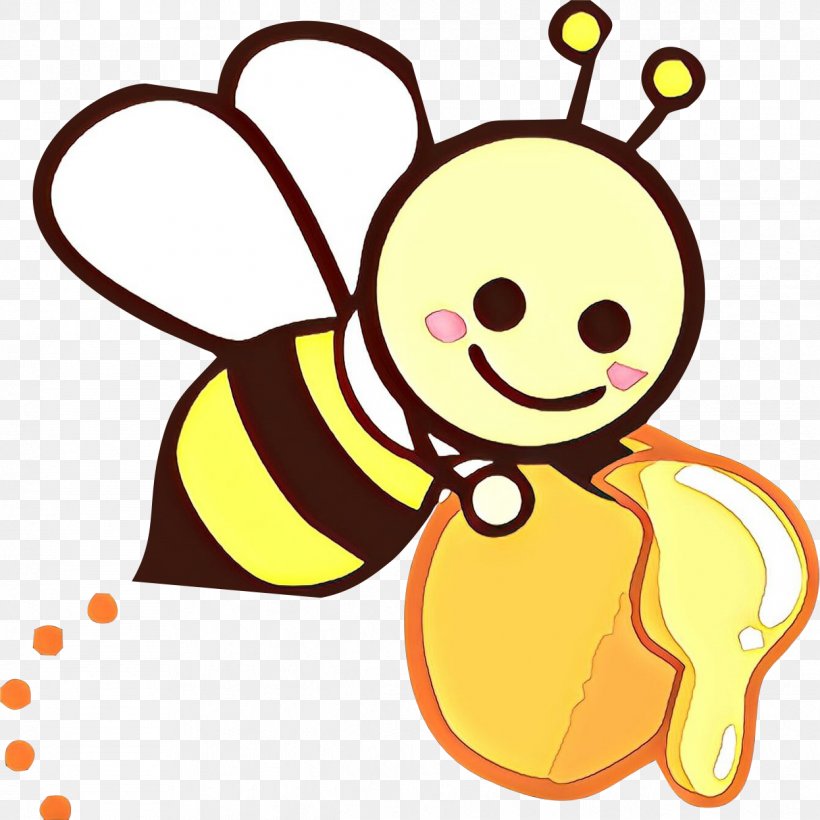 Cartoon Yellow Honeybee Clip Art Bee, PNG, 1246x1246px, Cartoon, Bee, Honeybee, Insect, Membranewinged Insect Download Free
