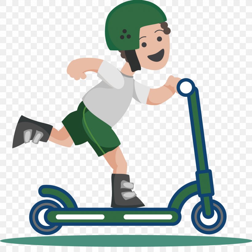 Kick Scooter Skateboard Clip Art, PNG, 1500x1500px, Scooter, Area, Ball, Baseball Equipment, Boy Download Free