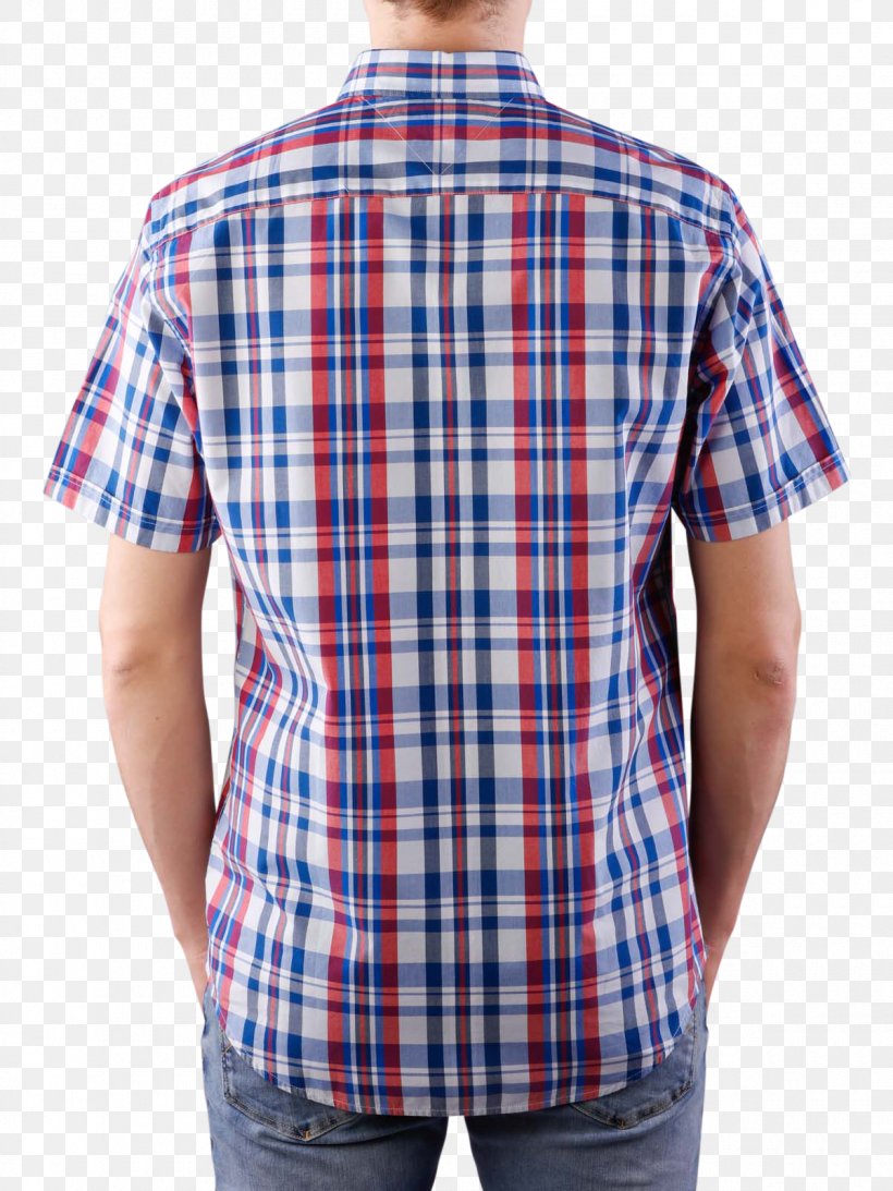 Dress Shirt Tartan, PNG, 1200x1600px, Dress Shirt, Blue, Button, Cobalt Blue, Electric Blue Download Free