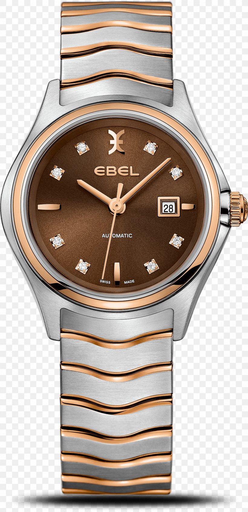 Ebel Watch Jewellery Swiss Made Ernest Jones, PNG, 1171x2419px, Ebel, Automatic Watch, Bracelet, Brand, Brown Download Free