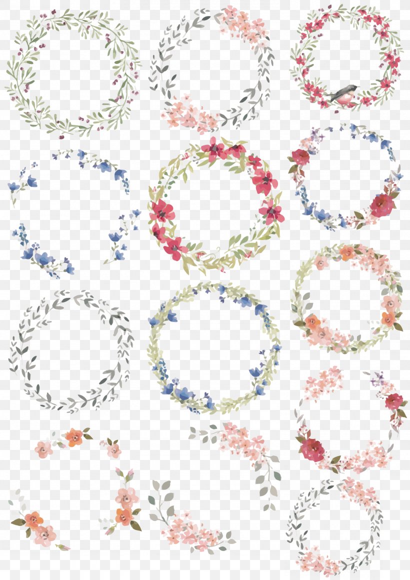 Watercolor Painting Wreath Drawing Illustration, PNG, 1500x2122px, Watercolour Flowers, Crown, Drawing, Flower, Laurel Wreath Download Free