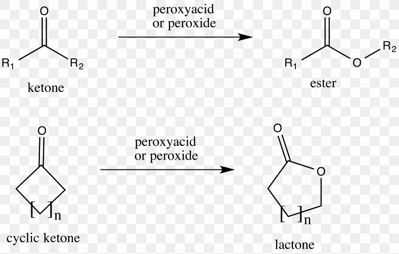 Baeyer–Villiger Oxidation Dakin Oxidation Lactone Organic Redox Reaction, PNG, 6932x4421px, Dakin Oxidation, Adolf Von Baeyer, Area, Black And White, Chemical Reaction Download Free