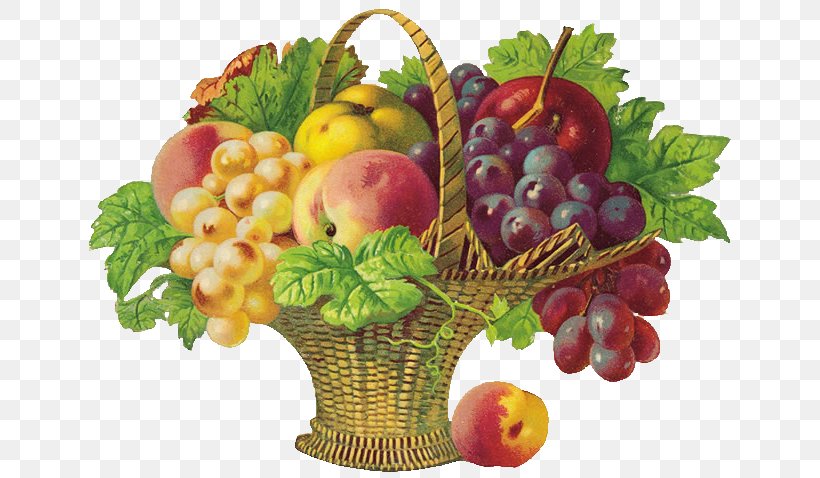 Basket Of Fruit Food Gift Baskets Clip Art, PNG, 650x478px, Basket Of Fruit, Basket, Diet Food, Drawing, Food Download Free
