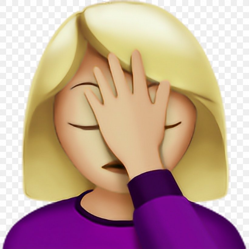 Facepalm Emojipedia IPhone, PNG, 1024x1024px, Facepalm, Arm, Cheek, Chin, Ear Download Free