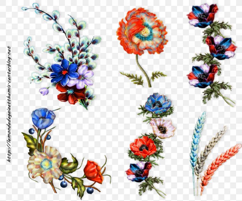 Floral Design Blue Red White Flower, PNG, 960x800px, Floral Design, Art, Bastille Day, Blue, Body Jewelry Download Free