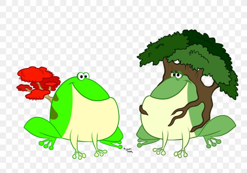 Frog Reptile Flowering Plant Clip Art, PNG, 1024x717px, Frog, Amphibian, Art, Cartoon, Character Download Free