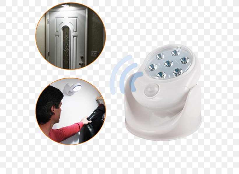 Light-emitting Diode Motion Sensor Lamp, PNG, 600x600px, Light, Accelerometer, Color, Detector, Hardware Download Free