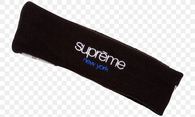 Supreme Comme Des Garçons Headband Logo, PNG, 2000x1200px, Supreme, Black, Black M, Comme Des Garcons, Headband Download Free