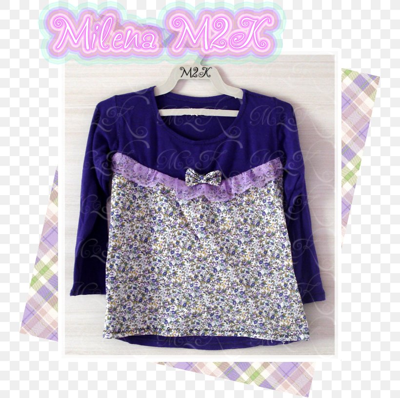 Sleeve T-shirt Blouse, PNG, 739x816px, Sleeve, Blouse, Clothing, Purple, T Shirt Download Free