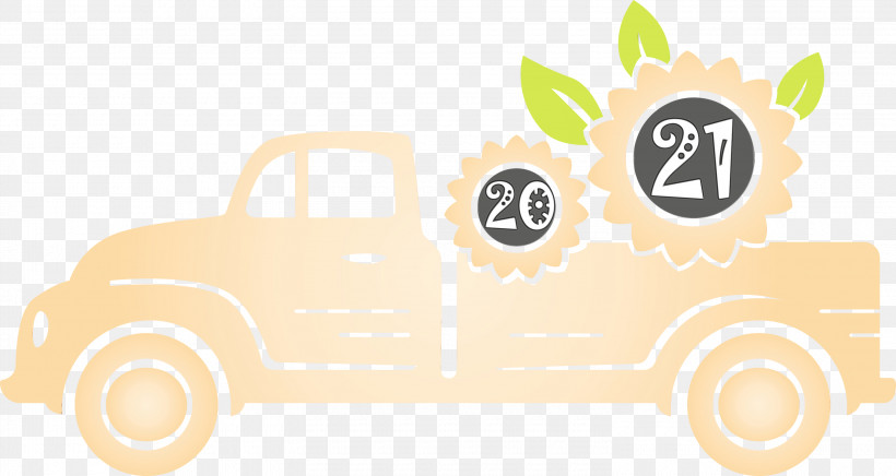 Car Cartoon Yellow Font Meter, PNG, 3000x1598px, Welcome 2021 Sunflower, Automobile Engineering, Car, Cartoon, Meter Download Free