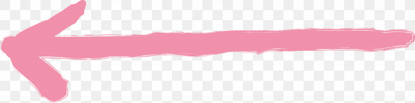 Hand Drawn Arrow, PNG, 4466x1112px, Hand Drawn Arrow, Line, Magenta, Material Property, Pink Download Free