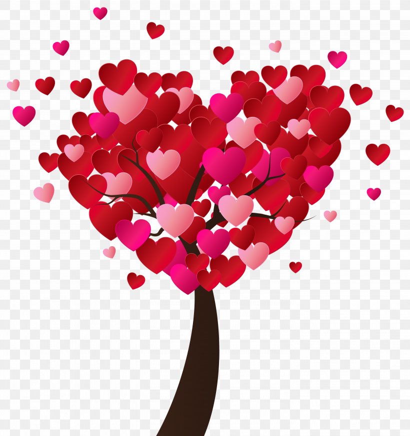 Heart Tree Valentine's Day Clip Art, PNG, 5711x6084px, Heart, Alpha Compositing, Art, Blossom, Cut Flowers Download Free