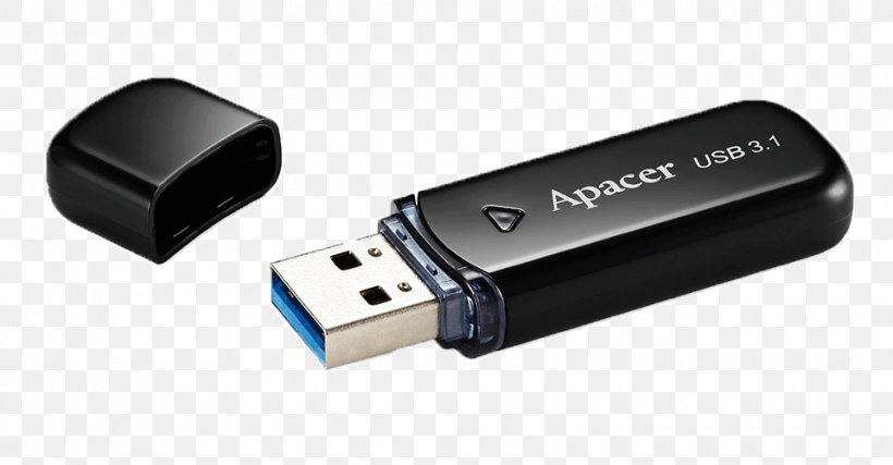 USB Flash Drives USB 3.0 Apacer AH355 USB Flash Drive Flash Memory, PNG, 960x500px, Usb Flash Drives, Apacer, Card Reader, Computer, Computer Component Download Free