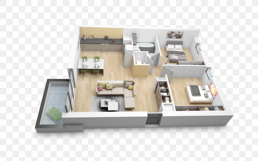 Apartment Room Duplex Floor Plan Renting, PNG, 3840x2400px, Apartment, Balcony, Bedroom, Duplex, Floor Download Free