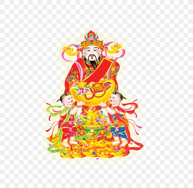 Caishen Chinese New Year Chinese Folk Religion Deity Chinese Gods And Immortals, PNG, 800x800px, Caishen, Art, Buddhism, Chinese Folk Religion, Chinese Gods And Immortals Download Free