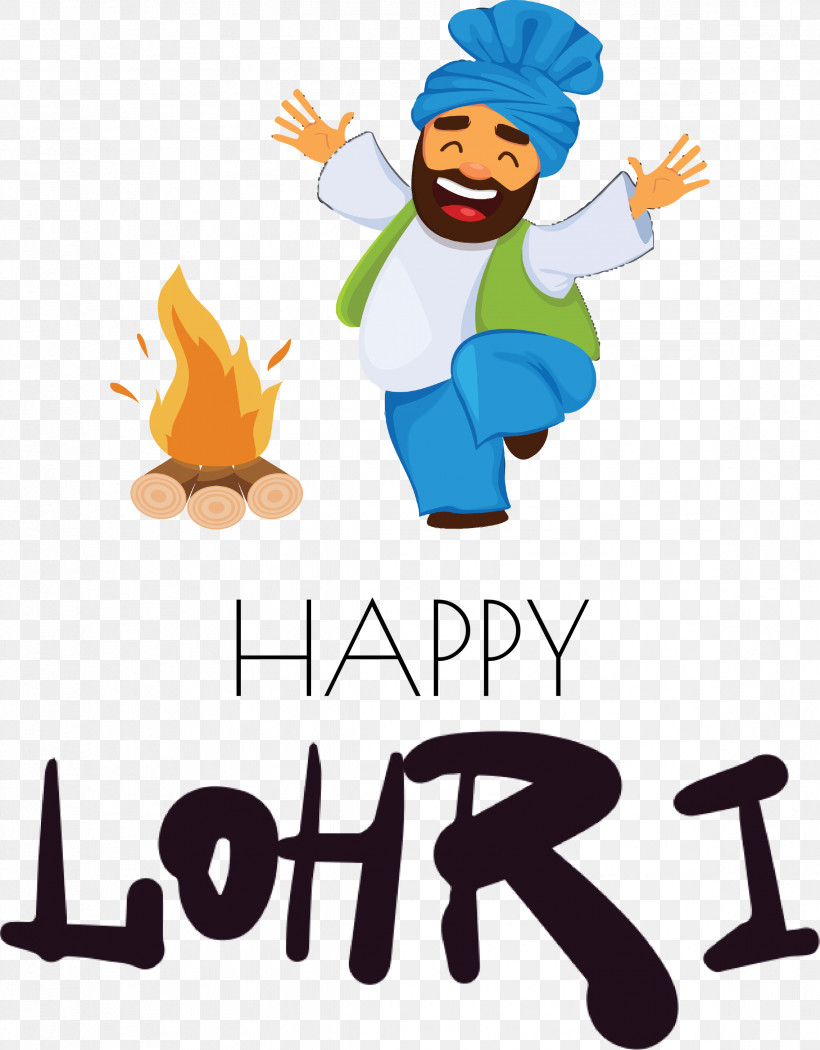 Happy Lohri, PNG, 2341x2999px, Happy Lohri, Bhangra, Cartoon, Festival, Folk Dance Download Free