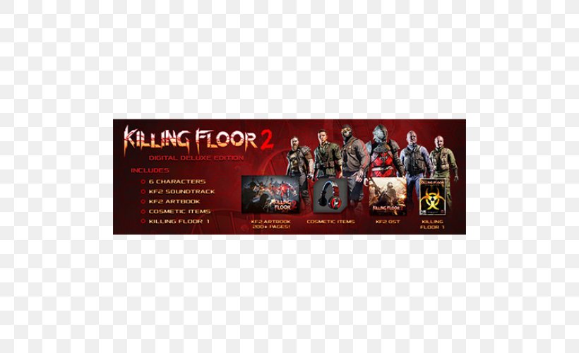 Killing Floor 2 PlayStation 4 Hotline Miami 2: Wrong Number Resident Evil: Revelations 2, PNG, 500x500px, Killing Floor 2, Action Game, Advertising, Brand, Deep Silver Download Free