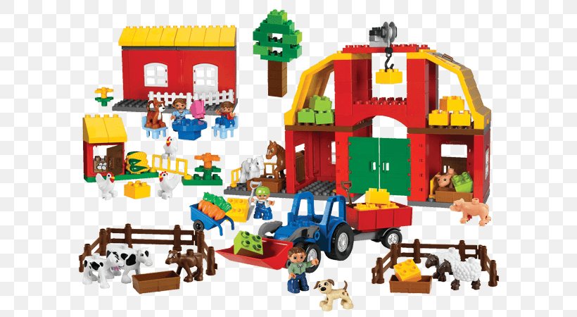 Lego Duplo Toy Block LEGO 10525 DUPLO Big Farm, PNG, 600x450px, Lego, Construction Set, Lego 10508 Duplo Deluxe Train Set, Lego 10525 Duplo Big Farm, Lego 10617 Duplo My First Farm Download Free
