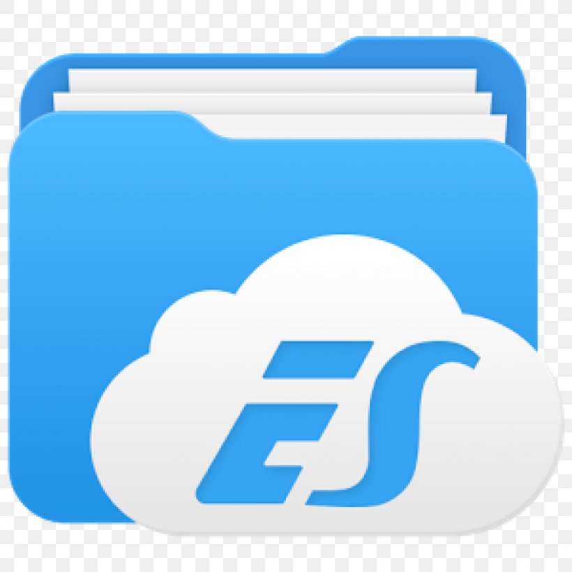 ES Datei Explorer File Manager Android, PNG, 1024x1024px, Es Datei Explorer, Android, Area, Blue, Brand Download Free