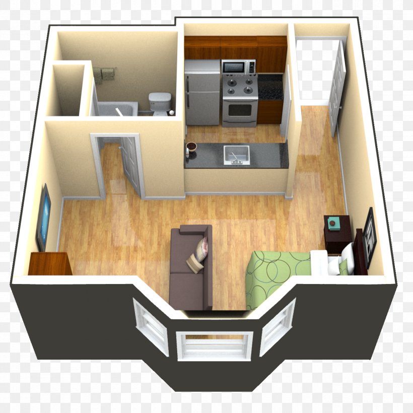 Studio Apartment House Bedroom Garage, PNG, 1300x1300px, Studio Apartment, Apartment, Bathroom, Bed, Bedroom Download Free