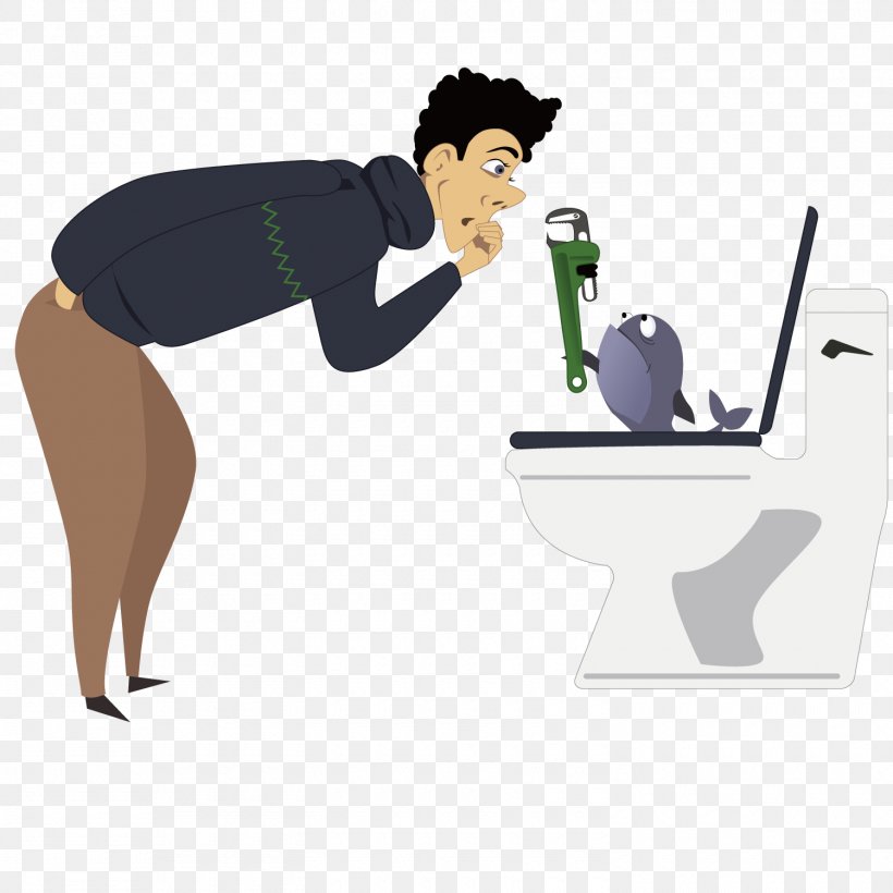 Toilet Plumbing Drain Leak, PNG, 1500x1500px, Toilet, Arm, Cartoon, Cleaner, Drain Download Free